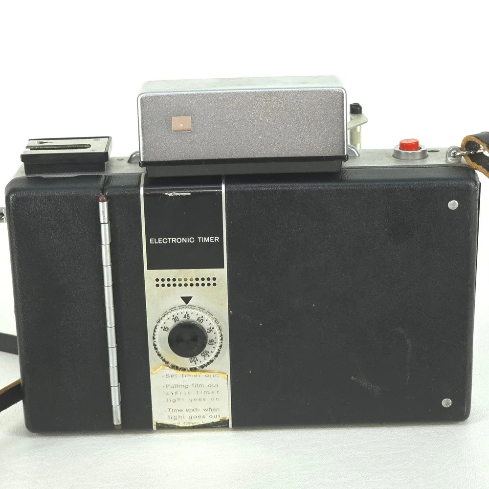 Polaroid Automatic Land‎ Camera 450 Manuals Flash Guide Timer Case VTG Untested